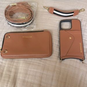 Bandolier Kimberly iPhone 14 pro max case with crossbody strap